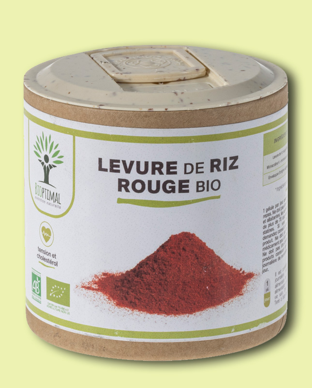 Bioptimal Levure de riz rouge bio